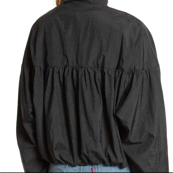 Free People Balloon Bomber Jacket women black Size XS - Picture 3 of 15